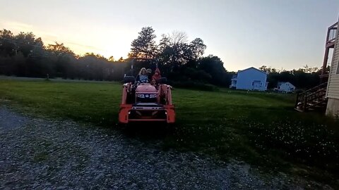 Father's Day Grass Cutting with the kids ♡♡♡