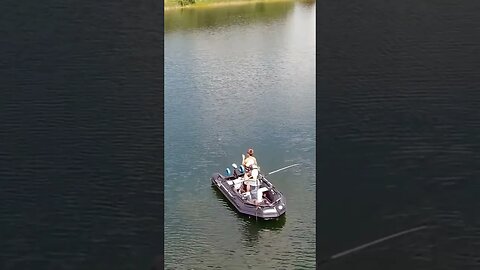 Musky fishing by drone