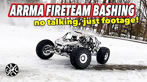 ARRMA FIRETEAM Bashing. No Talking, Just Footage!! You're Welcome In Advance. 😁