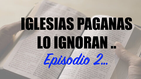 NO CONOCEN LA BIBLIA