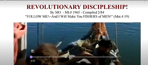 ML - REVOLUTIONARY DISCIPLESHIP