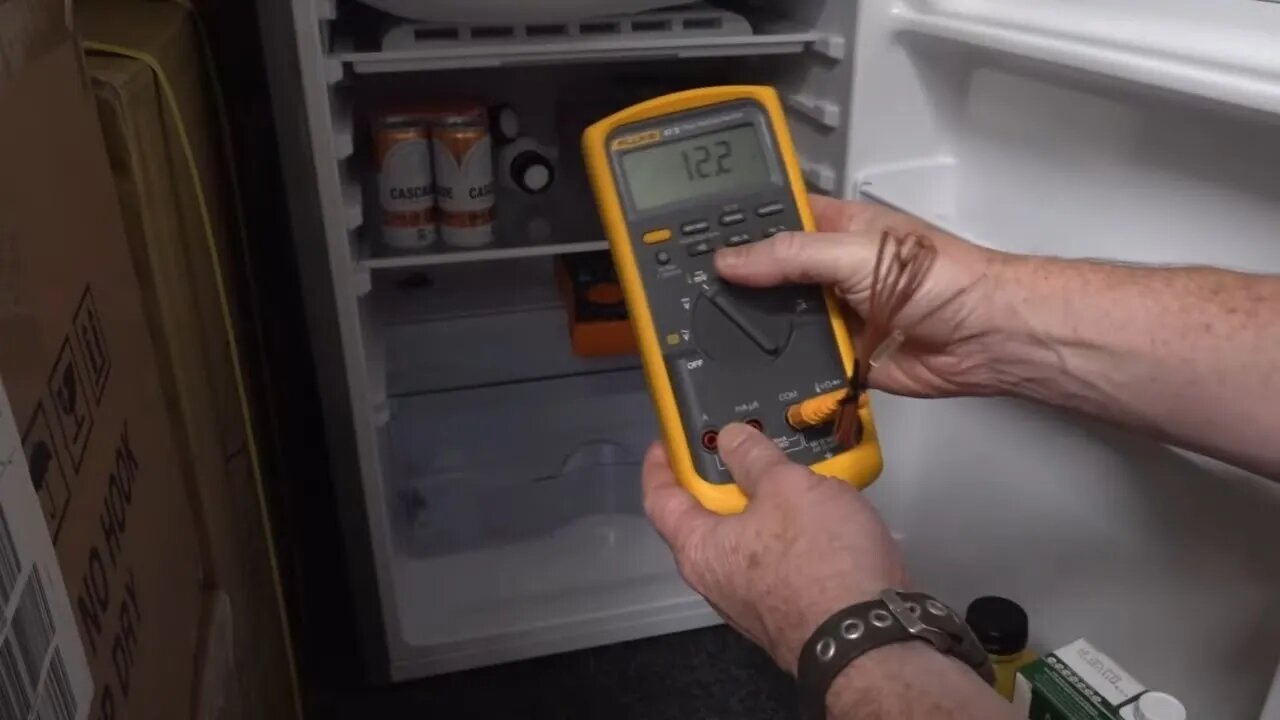 Multimeter Fridge Test