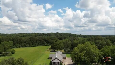 Cloud Timelapse over Hickory Valley Baptist Church in Hickory Valley, TN