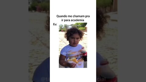 QUANDO ME CHAMAM PARA IR PARA A ACADEMIA ( MEME ) ( ENGRAÇADO ) VIRALIZOU !!