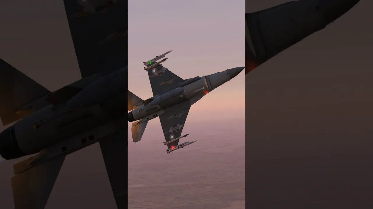 F-16C Vipers attack enemy surface to air missile batteries ahead of a flight of F-15E’s🤙 #dcs