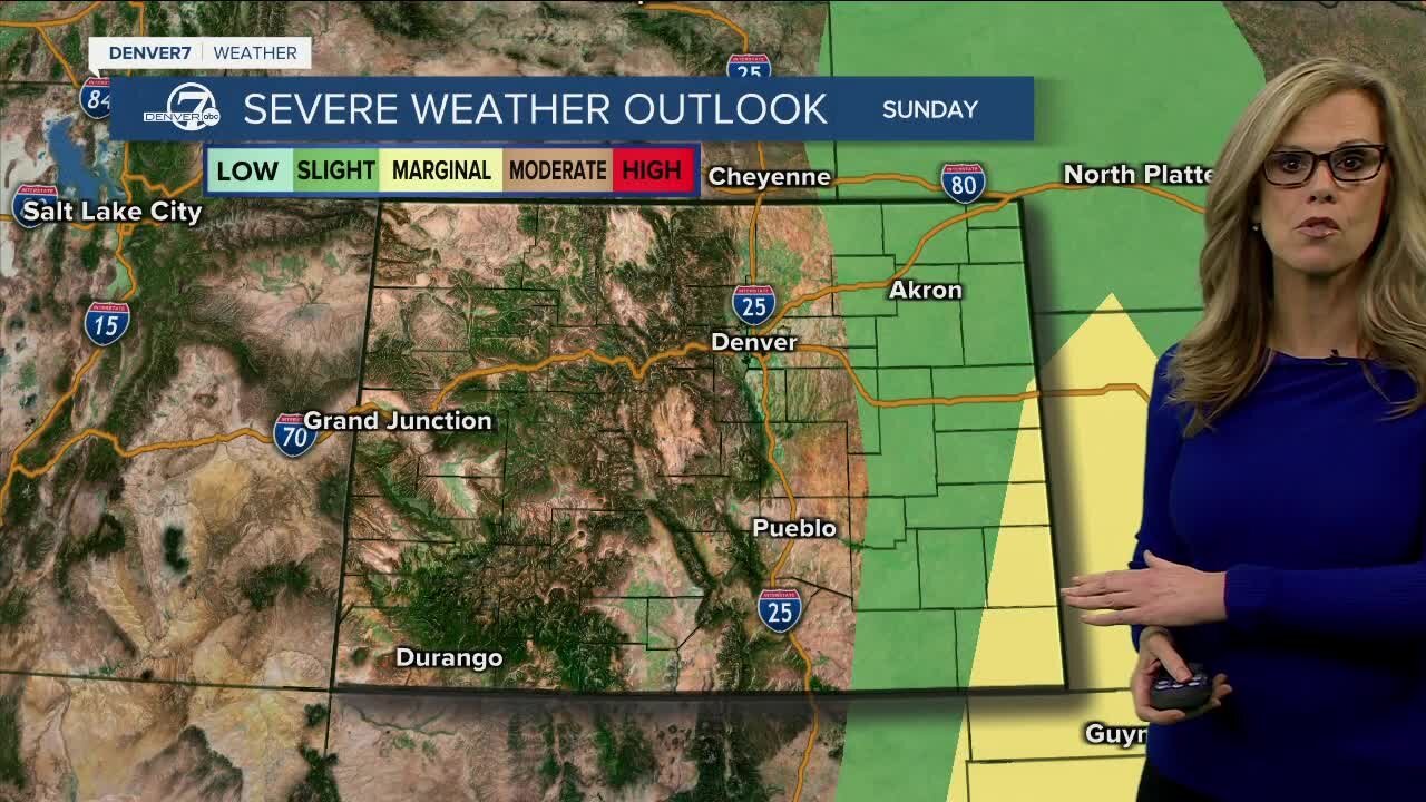 Mild temps, with more thunderstorms