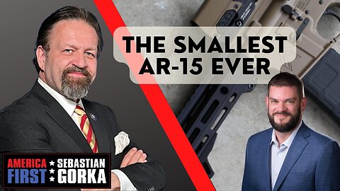 The smallest AR-15 ever. Corby Hall with Sebastian Gorka on AMERICA First