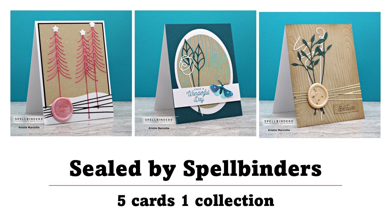 Sealed by Spellbinders | 5 Cards 1 Collection