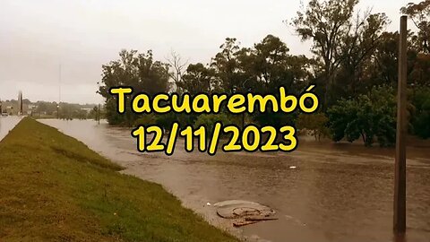 Mucha lluvia en Tacuarembó (12/11/2023)