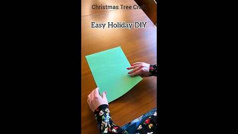 Christmas Tree Craft