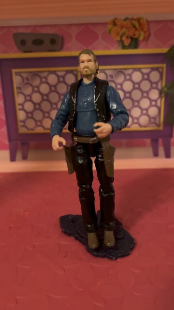 Clay checks out Barbie’s Media Room