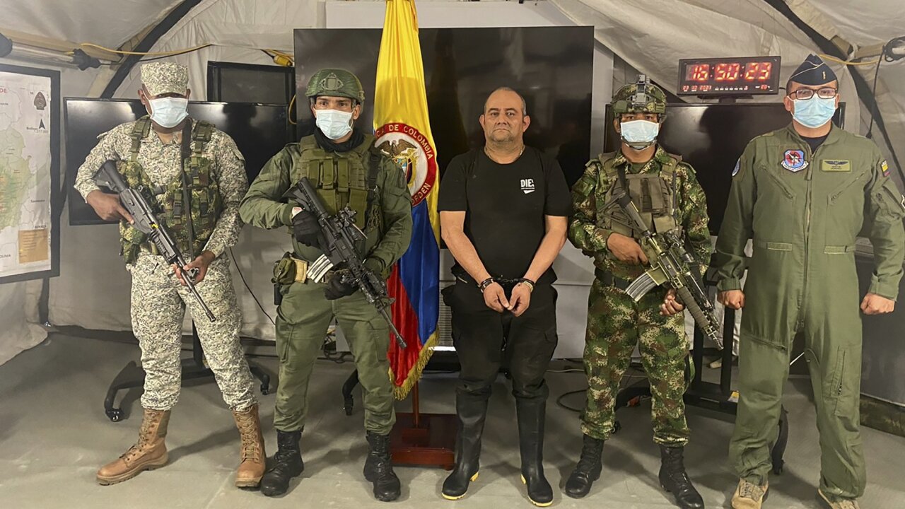 Colombia's Most-Wanted Drug Lord Captured In Jungle Raid