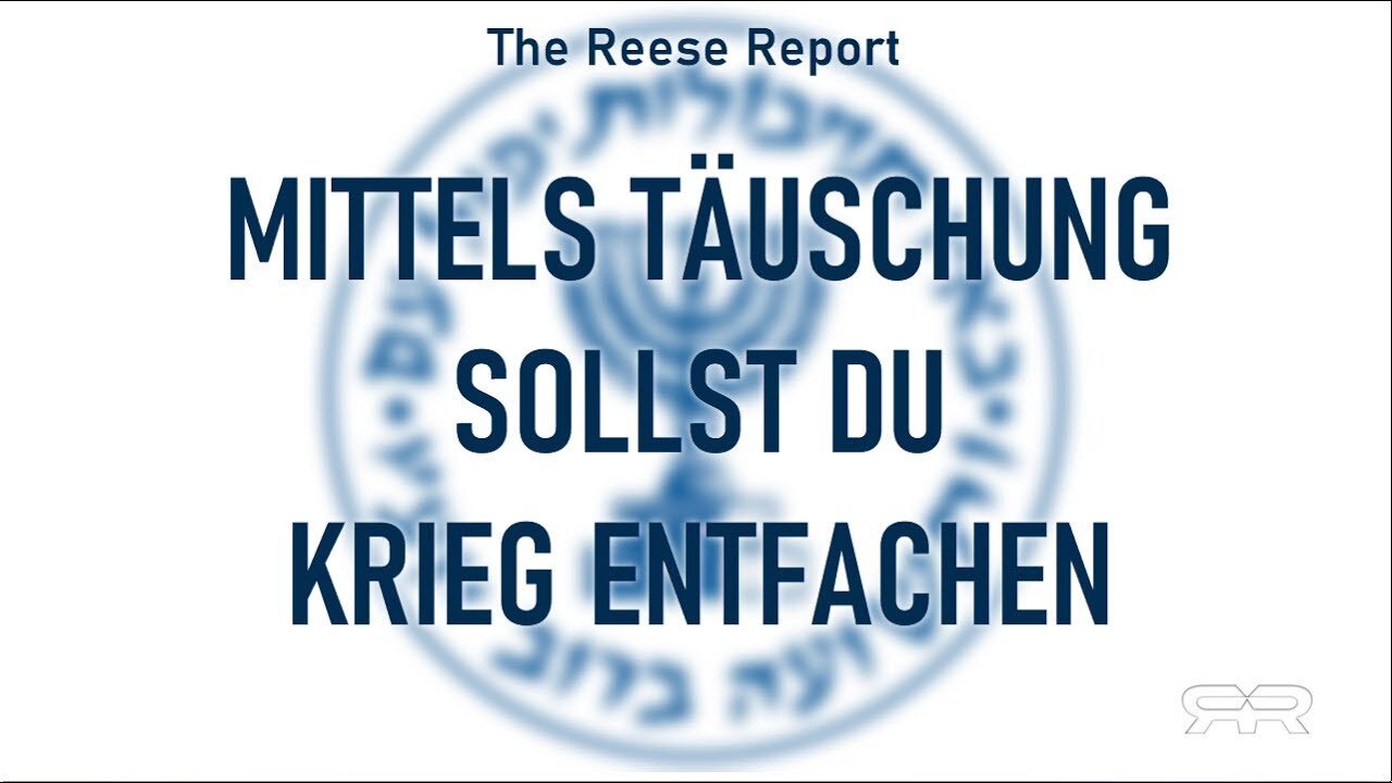 Antisemitismus und der Ursprung der Hassrede (The Reese Report, Deutsch)🙈