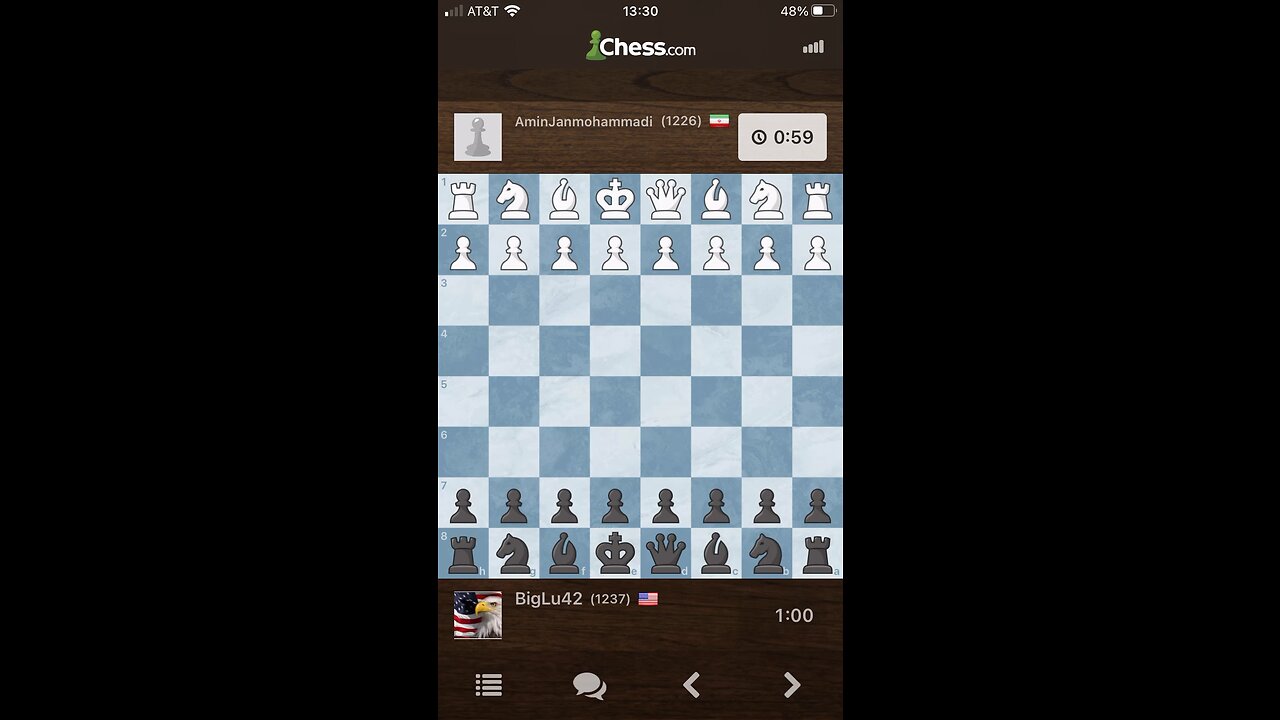 INTERMEDIATE BULLET CHESS GAMEPLAY - One had the advantage and time on their side