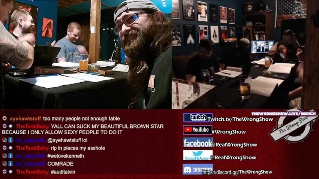 VOD: The Wrong Show does THE WRONG TABLE Episode 5!