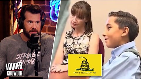 Gadsden Flag Controversy: Woke School Tries Treading on Based 12-Year-Old! / Louder with Crowder