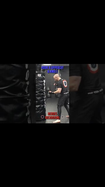 Heroes Training Center | Kickboxing "How To Double Up" Hook & Uppercut & Knee 1 - Front | #Shorts