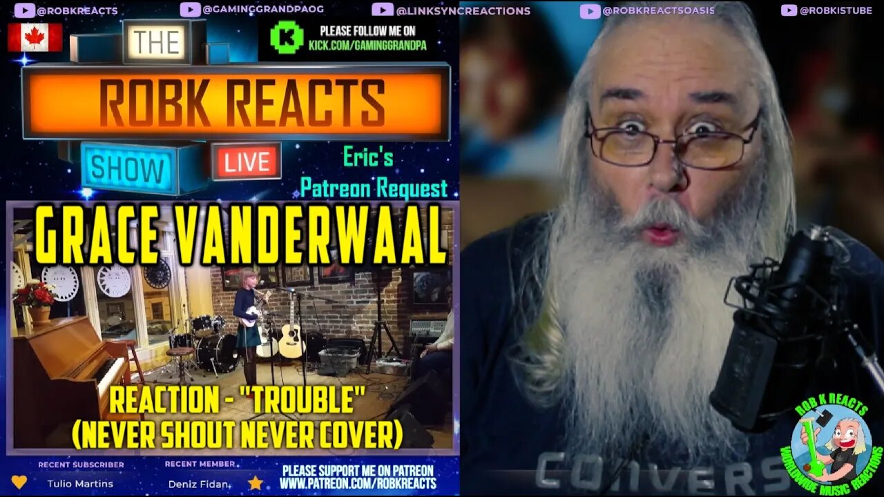 Grace VanderWaal Reaction - "Trouble" (Never Shout Never Cover) - Requested