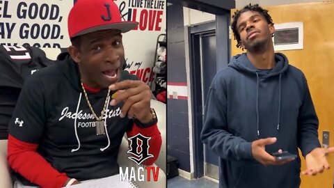 Deion Sanders & Son Shedeur Go Bar For Bar With Their Best Rap Lyrics! 🤣