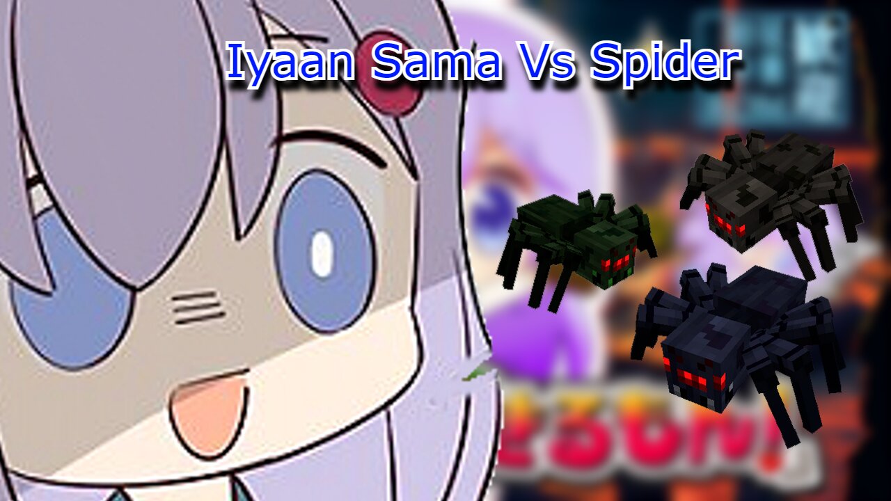 vtuber utakata memory shows off her gear and battles a spider [a lot of Iyaaning]