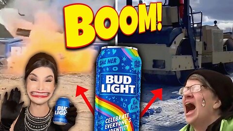 Furious Bud Drinkers STEAMROLL Thousands Of Bud Cans, BLOW UP Bud Truck | Backlash Skyrocketing!