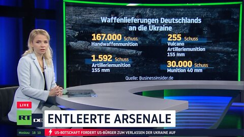 Leere Bundeswehrbestände: Deutschland liefert trotzdem weiterhin Waffen an die Ukraine