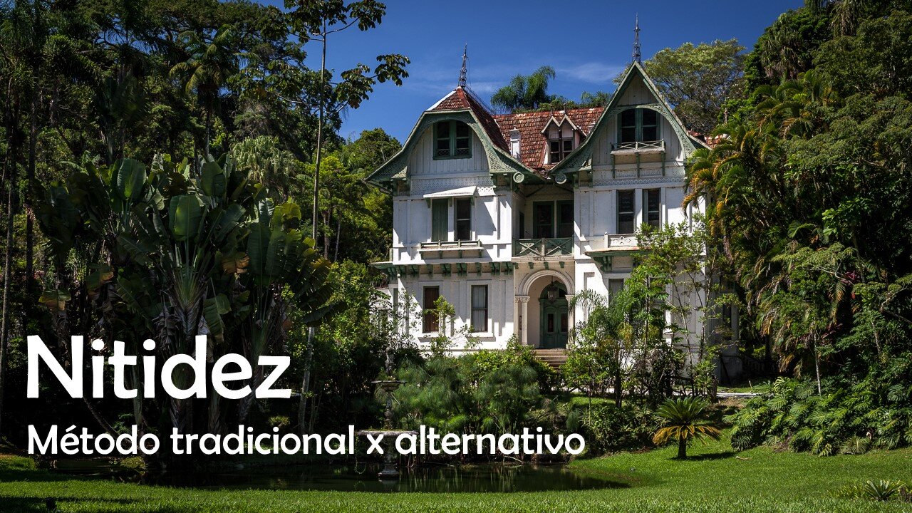 Nitidez - método tradicional x método alternativo