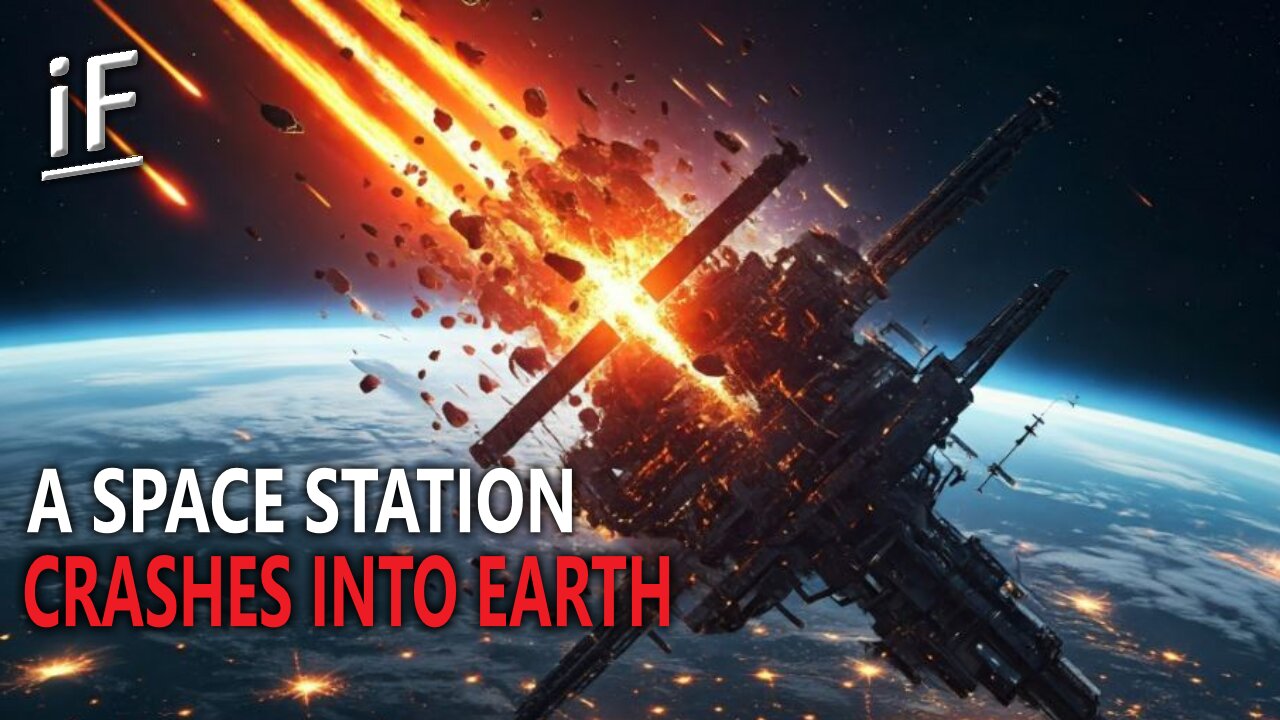 Imagine A Space Station Crashing Into Earth