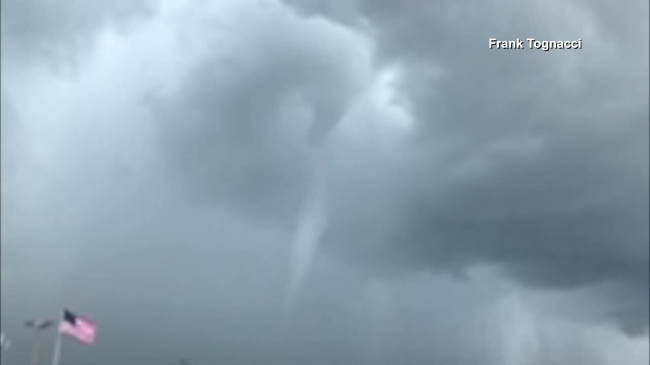 Brief tornado touches down near Treasure Coast International Airport