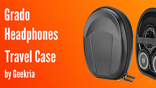 Grado Over-Ear Headphones Travel Case, Hard Shell Headset Carrying Case | Geekria
