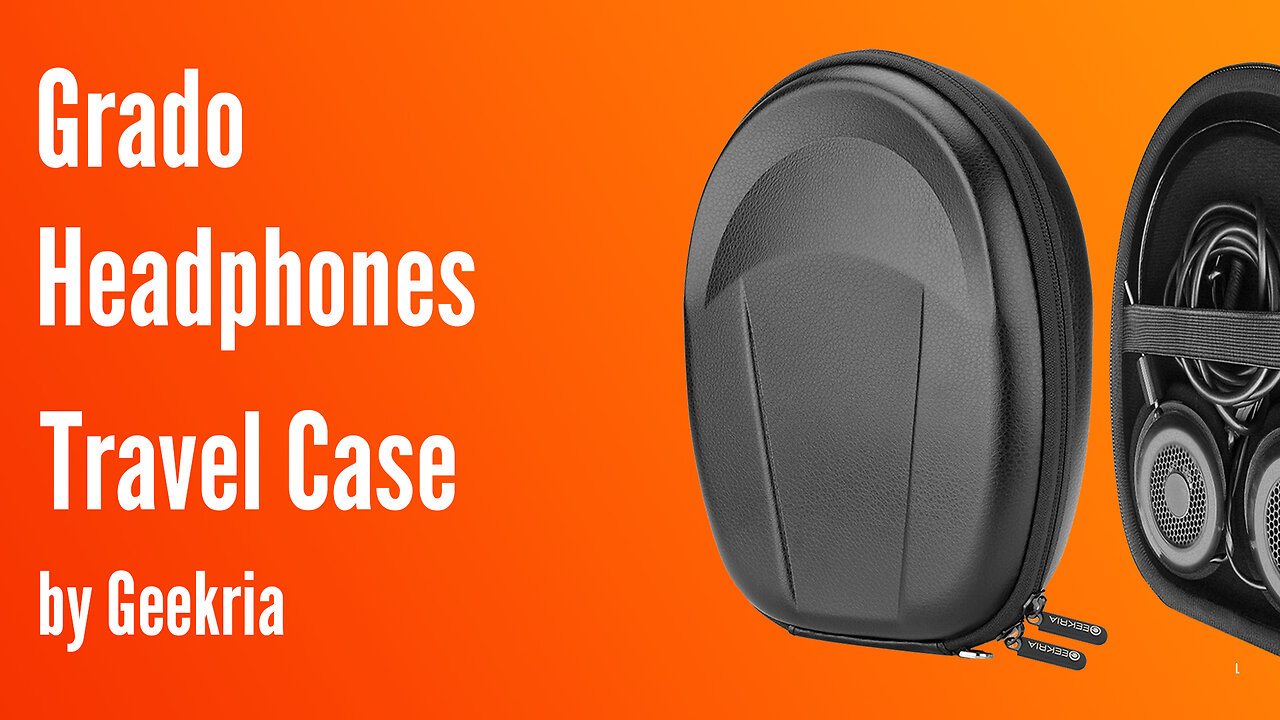 Grado Over-Ear Headphones Travel Case, Hard Shell Headset Carrying Case | Geekria