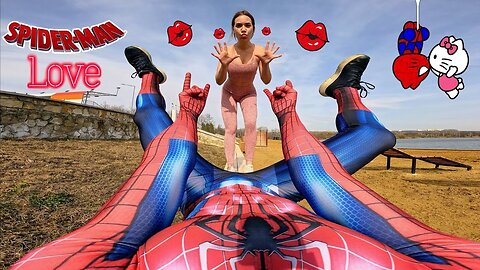 SPIDER-MAN VS COMPLETELY CRAZY GIRL, NEVER STOPS LOVING HIM (Romantic Funny ParkourPOV).