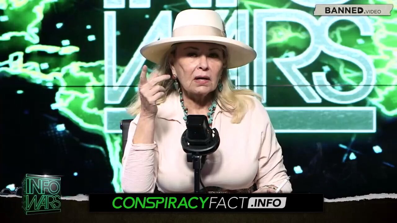 Alex Jones Interviews Roseanne Barr in Studio