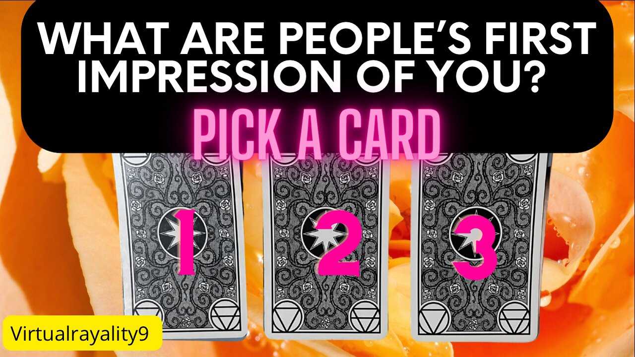 What are People's First Impression Of You?