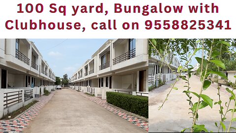 20 * 45 Size, Bungalows, Just 31 lakh with clubhouse, Swimming pool near Surat, Call on 9558825341