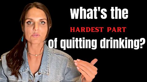 quitting drinking (what's the hardest part? do you ever feel 'left out?')