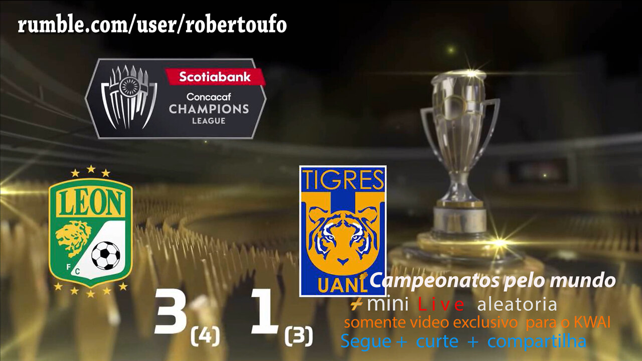 Concachampions 2023 LEON 3x1 TIGRES - semi final jogo de volta