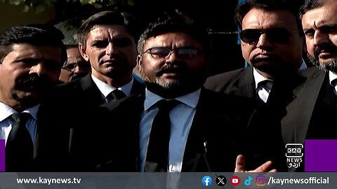 عمران خان کے وکلا کی میڈیا سے گفتگو