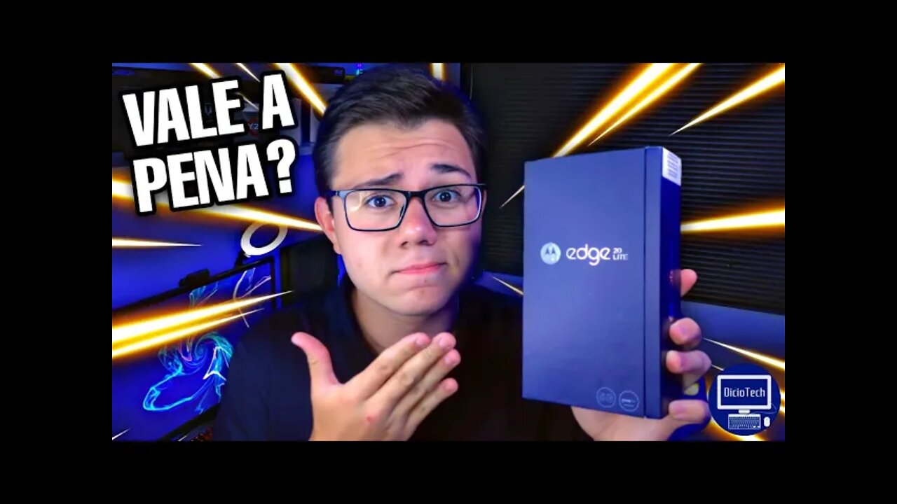 MOTOROLA EDGE 20 LITE VALE A PENA ATUALMENTE?💸 | Unboxing e Primeiras Impressões