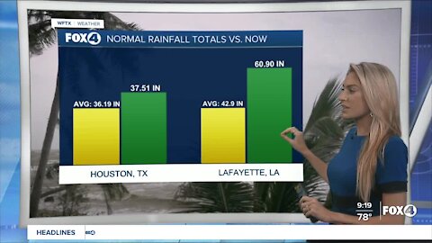 Nicholas dumps rain along Gulf Coast