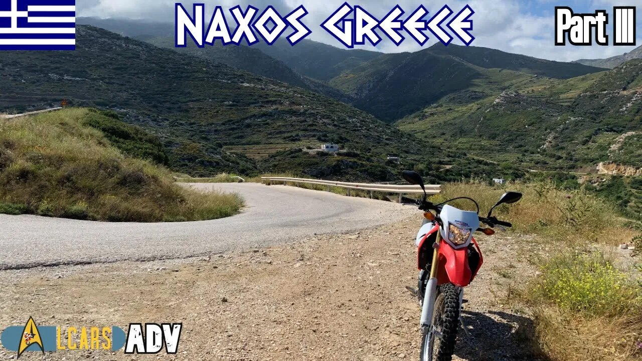 Naxos Greece Dual Sport Adventure Part III (Apollonas, West coast to North Coast)