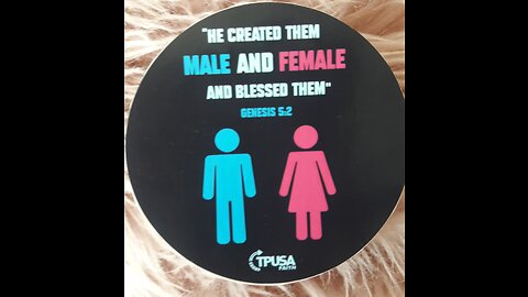 GOD made male and female. Gen 5:2