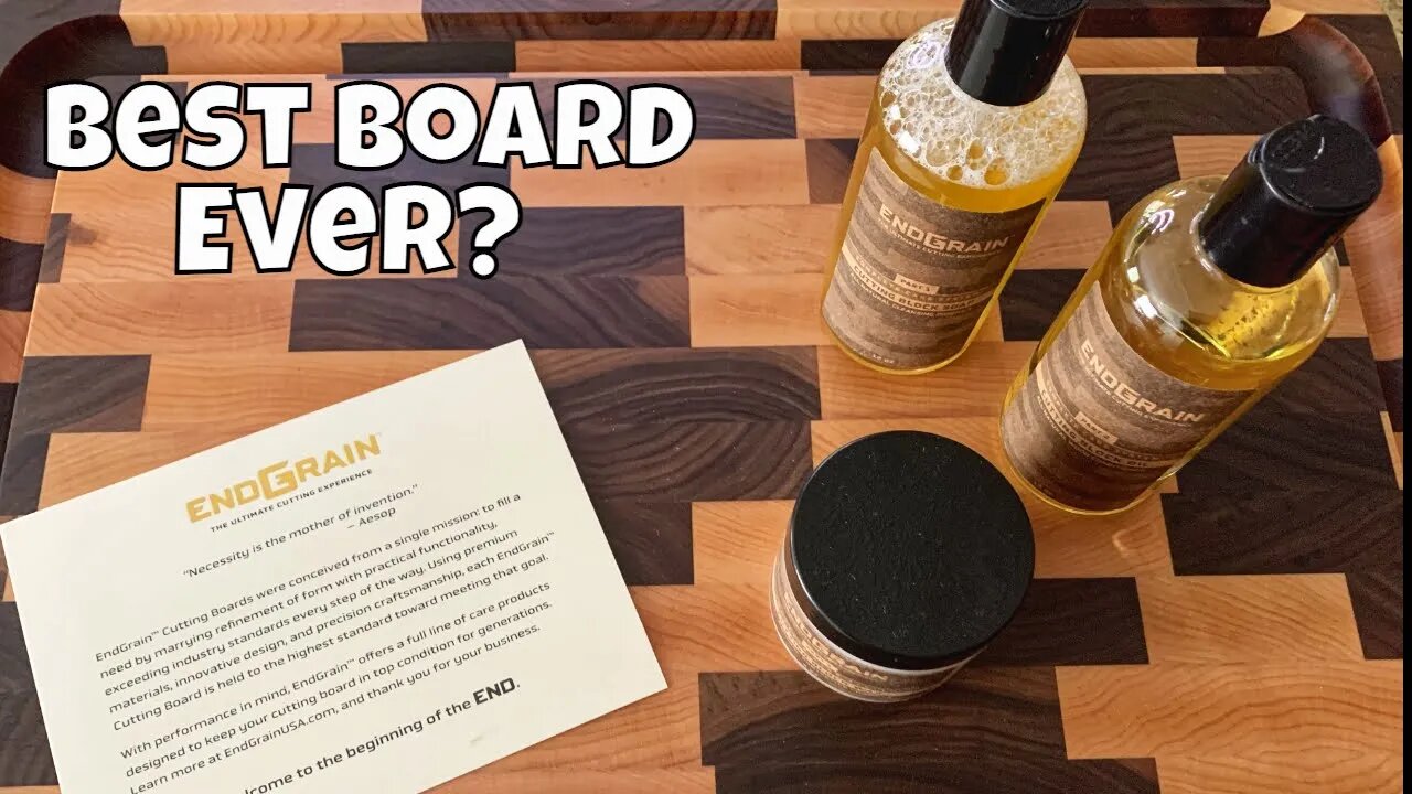 Pit Barrel Cooker's Newest Cutting Board ENDGRAIN | Unboxing and Review