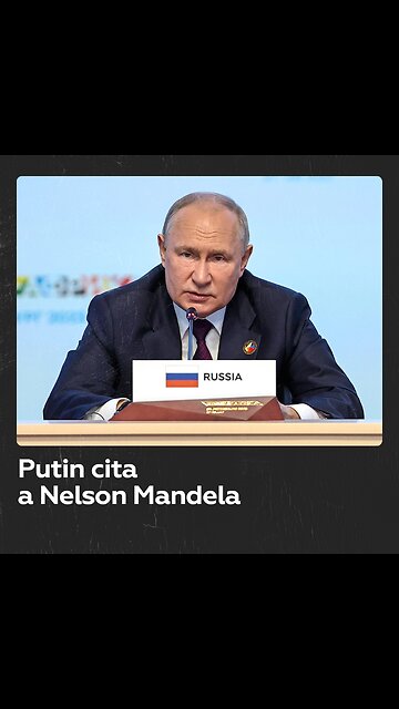 Putin cita a Nelson Mandela en la Cumbre Rusia-África
