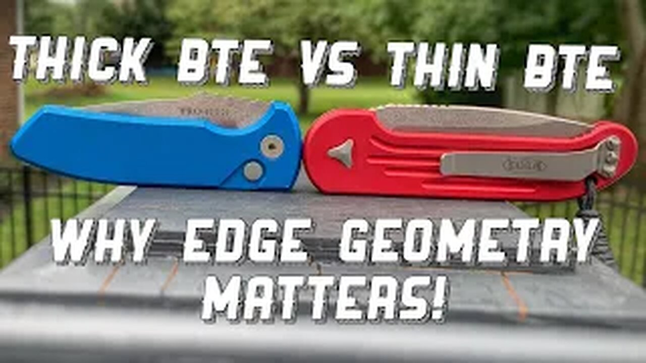 Edge Geometry Cutting Test: Microtech LUDT vs Protech SBR (Thin vs Thick BTE)