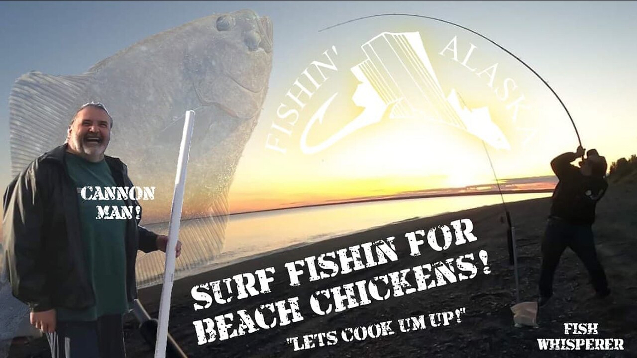 SURF FISHING FOR HAILBUT BEACH CHICKENS! 🏄♂️🎣😃 #27