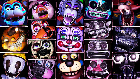 FNAF Help Wanted 2 - All Jumpscares (Main Levels)