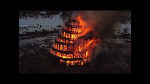 Russians burn “TOWER OF BABEL” near Ukraine border (R$E)