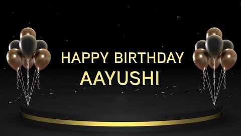 Wish you a very Happy Birthday Aayushi