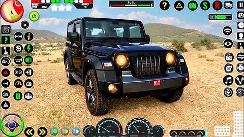 Offroad JeepGame Jeep Driving _ Mahindra Thar Camper Pickup Game _ Indian Cars Simulator Gadi Games